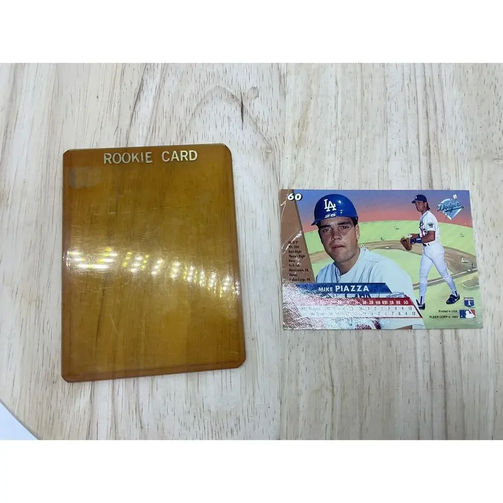 Vintage Los Angeles Dodgers Card MLB Baseball Rookie Mike Piazza‎ 1993 90s